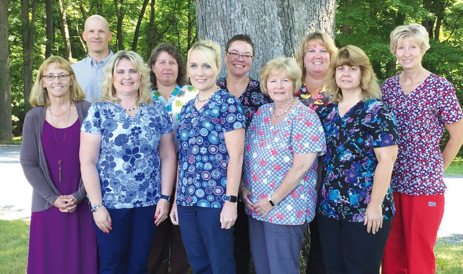staff at Pennwood Ophthalmic Associates, PC, Everett, PA
